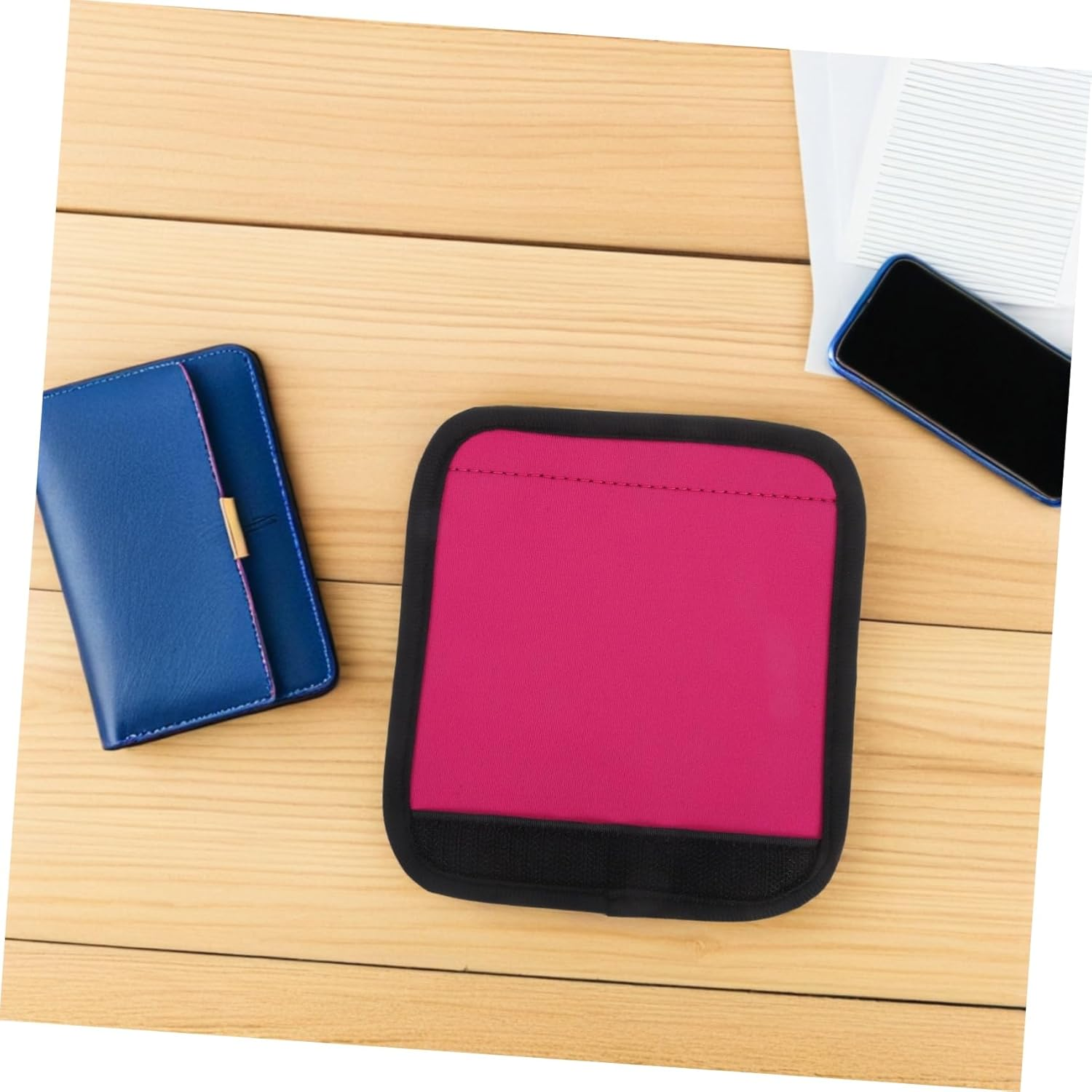 MOKKHNB Suitcase Handle Wraps Neoprene Handle Sleeves Soft Grip Protective Cover for Luggage Travel Bag Detachable Design Smooth Texture Sturdy Use Travel Accessories image number 1