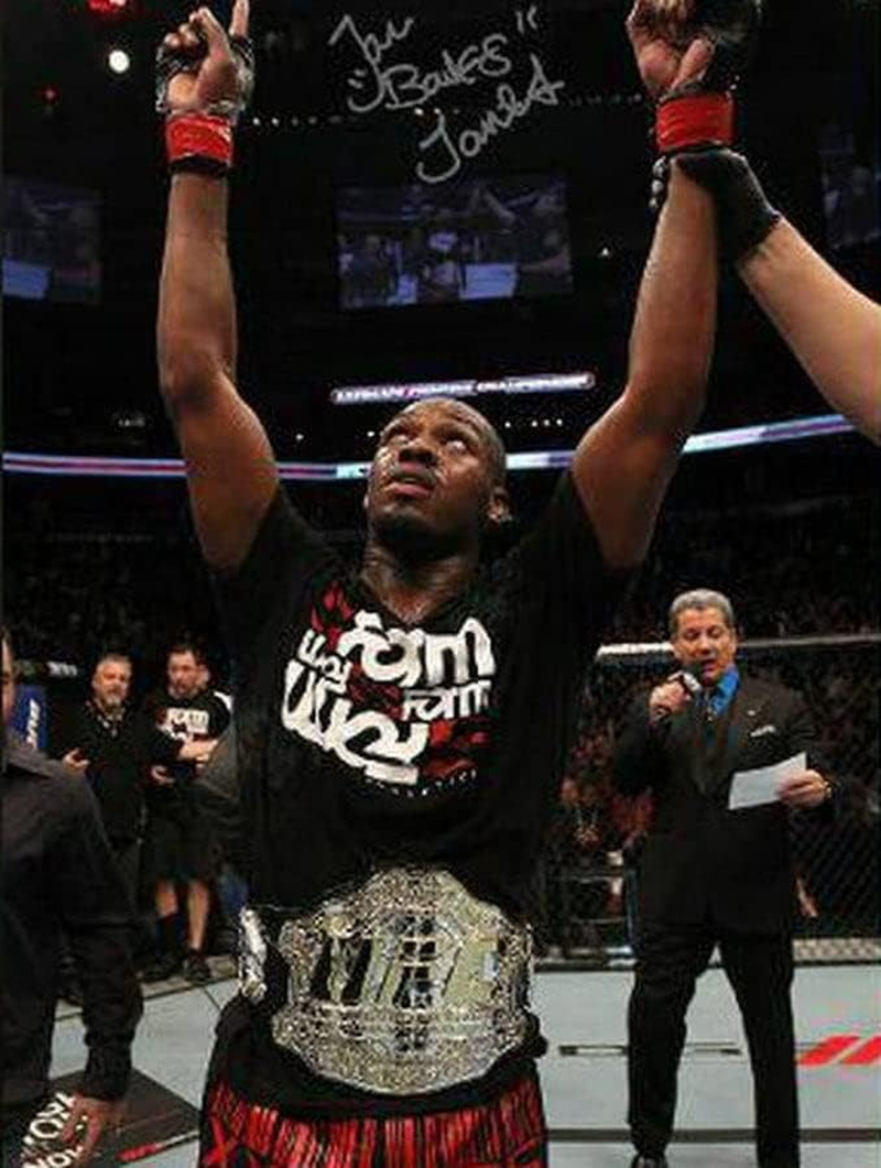 Jon Jones Bones Shogan Signed Autographed Poster Photo A4 8.3X11.7