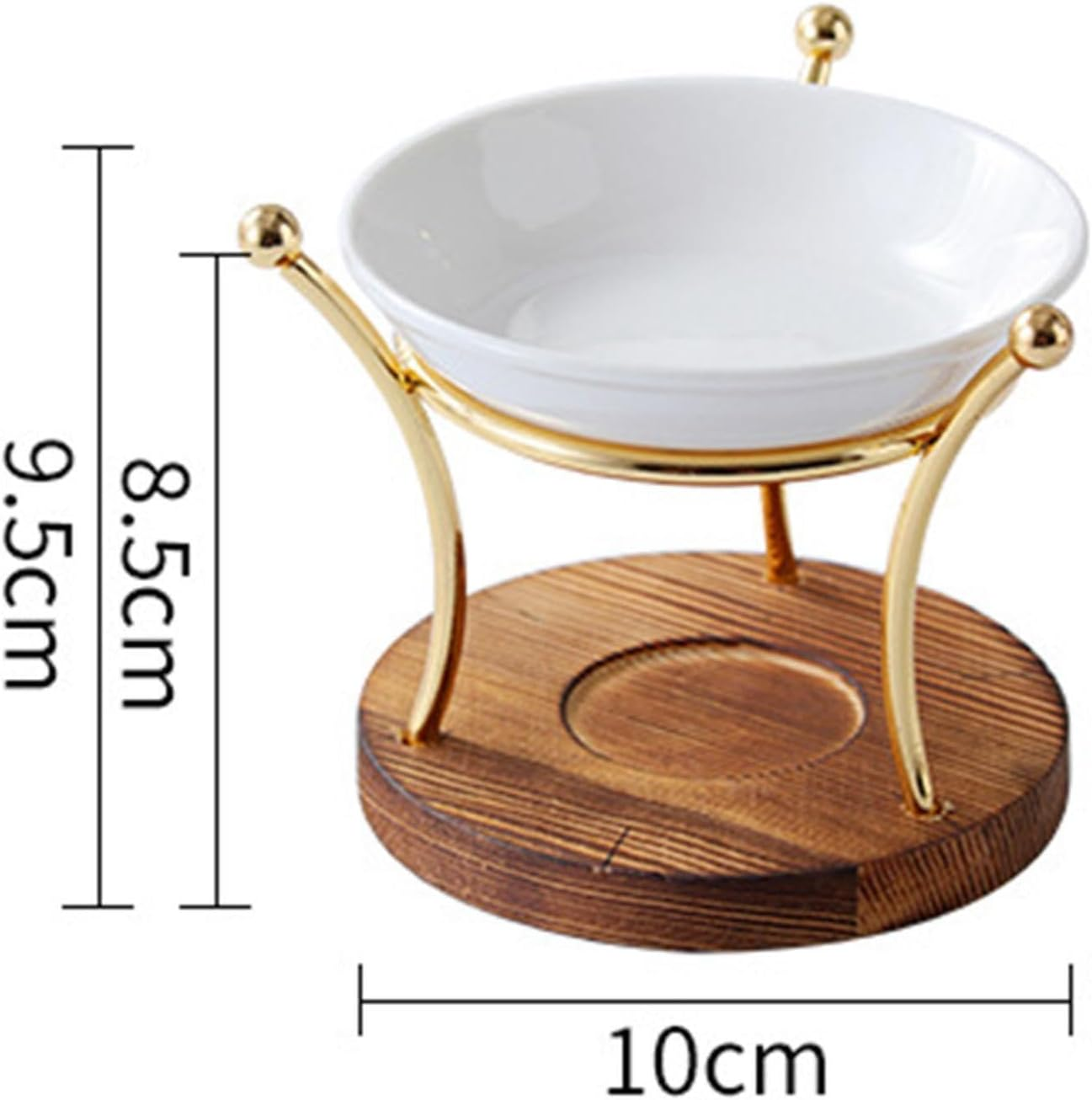 Elegant Tealight Candle Holder Wax Melt Home Gift Christmas Essential Oil Burner image number 3