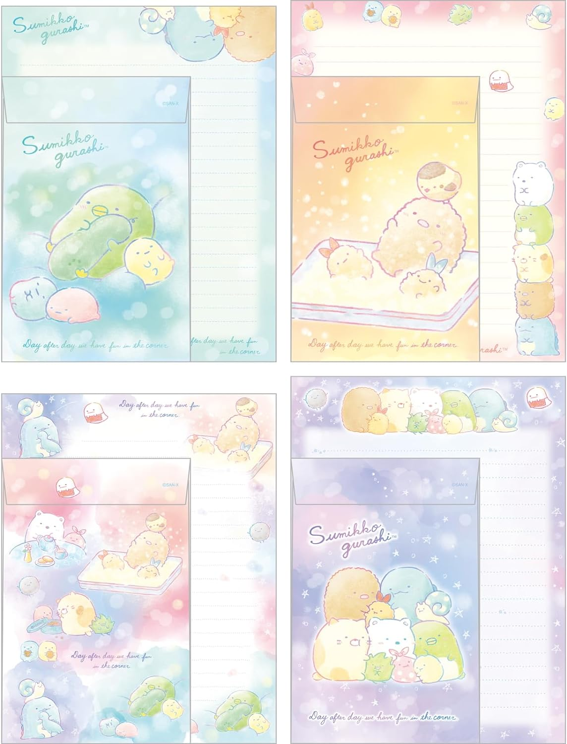San-X LH79101 Sumikko Gurashi Letter Set