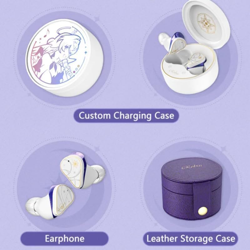 Moondrop Robin Earphone Honkai Star Rail Robin'S Earphones TWS Hybrid Dynamic Driver + Planar Driver ANC TWS Earphones image number 3