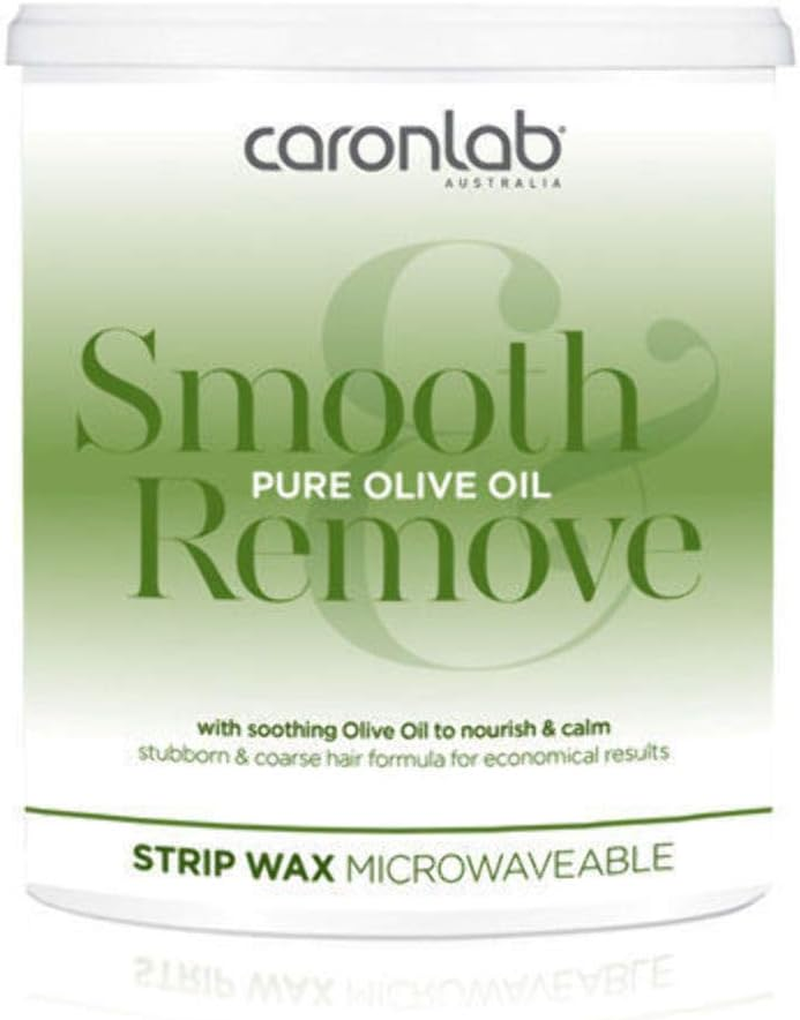 Caron Smooth & Remove Pure Olive Oil Strip Wax Microwaveable 800G