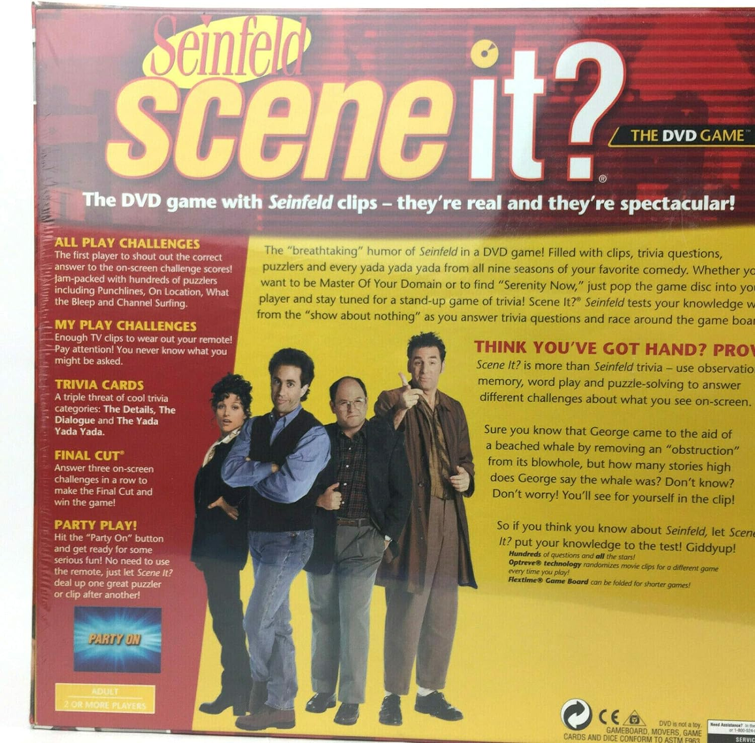 Mattel Scene It? DVD Game - Seinfeld Edition image number 1
