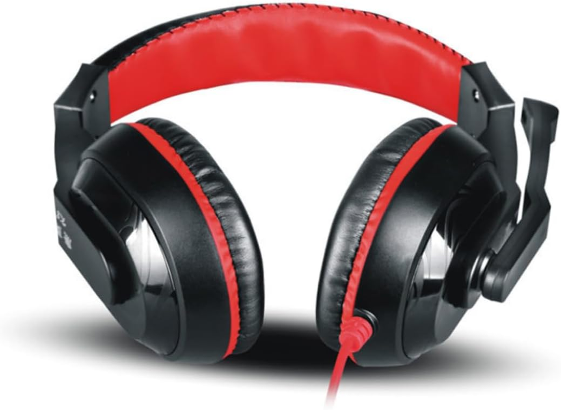 Yardenfun Wired Gaming Headphones with Noise-Canceling Mic for PC Laptop, Stereo Over-Ear Headset Suitable for Gamers, Adjustable Headband, Random Color image number 4