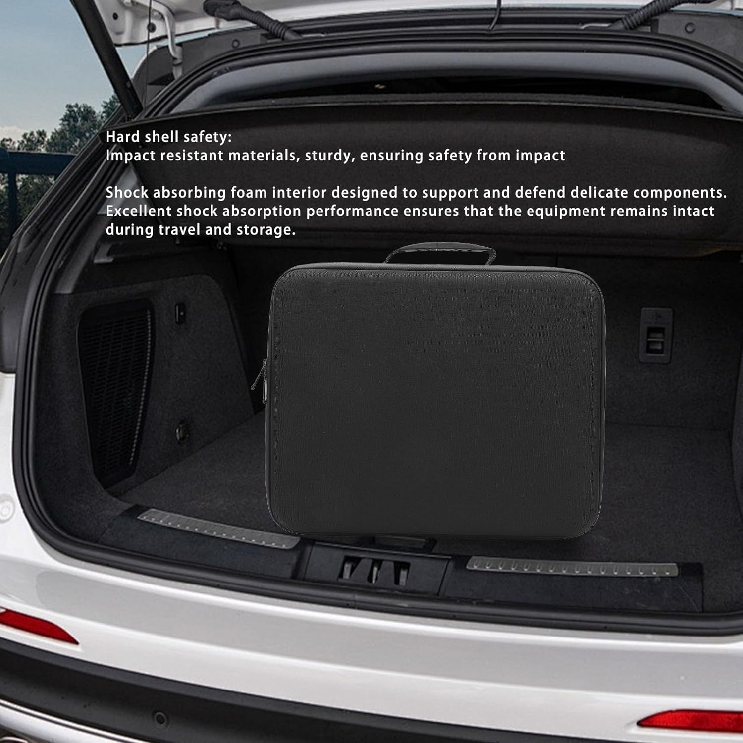 Mini Case, Travel Case for Mini, Sturdy Briefcase for Mini Starlink, Mini Travel Bag with 2 Layer Foam Organization for Mini and Accessories image number 3