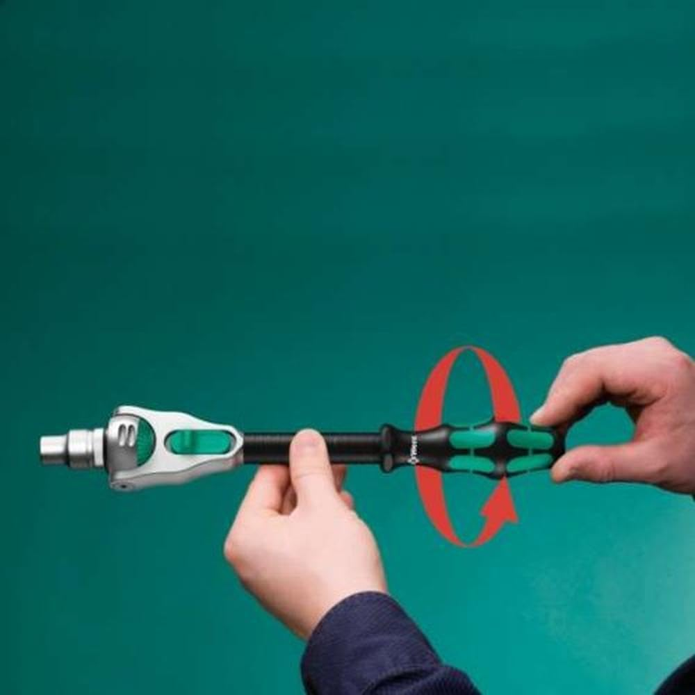 Wera 003533 8100 SA 2 Zyklop Ratchet Metric Socket Wrench 42 Piece Set, 1/4 Inch Drive image number 4