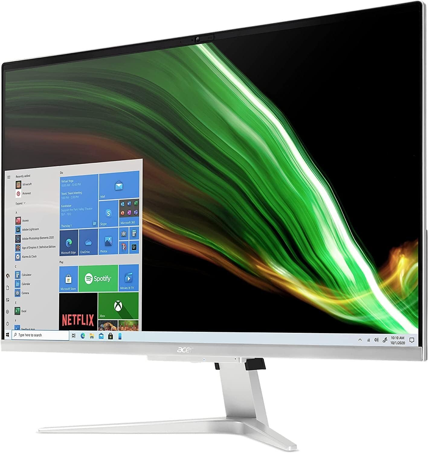 Latest Acer 27" FHD IPS All-In-One Desktop | Intel 10-Core I5-1235U | Iris Xe Graphics | 32GB DDR4 RAM 2TB SSD | Wifi 6 | HDMI | Webcam | RJ45 | Windows 11 Home image number 3