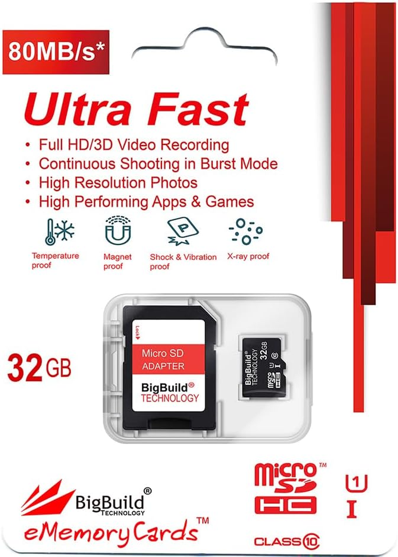 Bigbuild Technology 32GB Micro SDHC Memory Card for Realme Pad, Pad 2, Pad Mini, Pad X Tablets image number 2