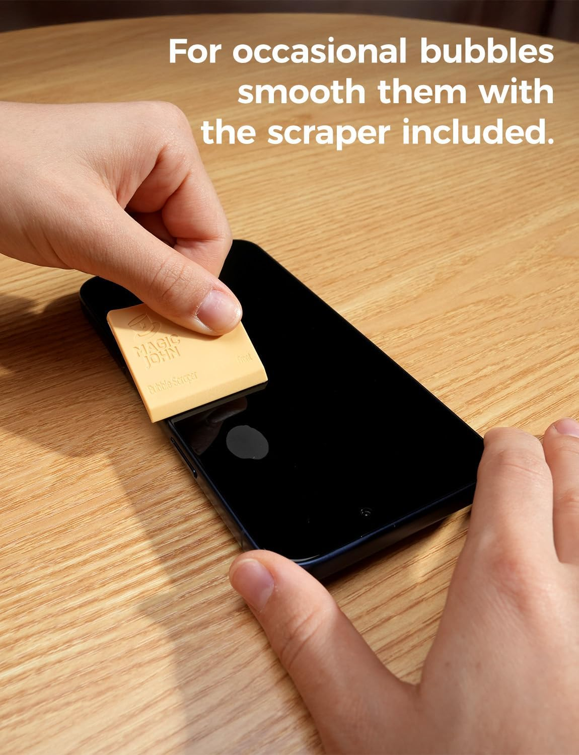 MAGIC JOHN 2 Pack for Google Pixel 8 Tempered Glass Screen Protector, Auto Dust-Elimination, Bubble Free, HD Clear, Easy Installation image number 1