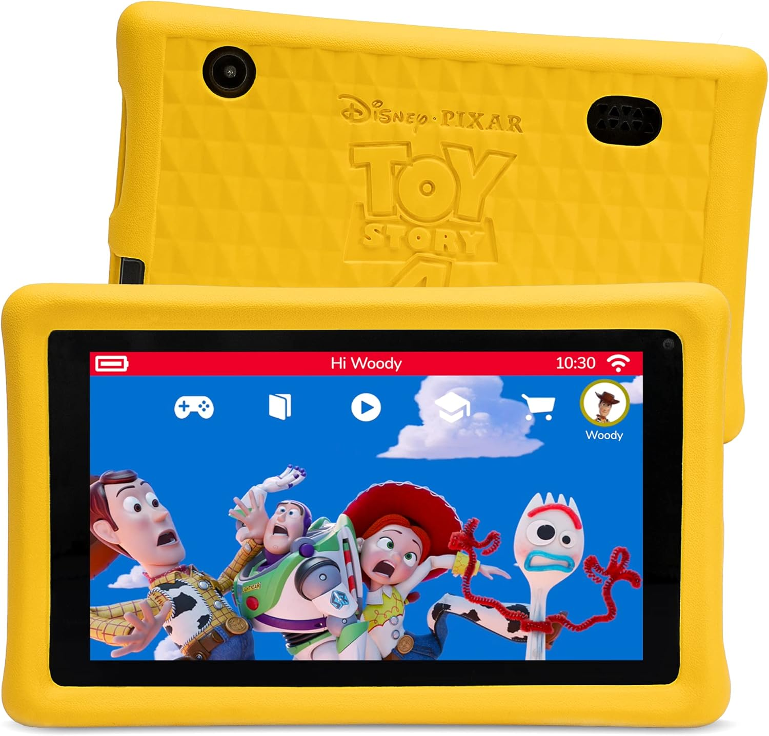 Pebble Gear Disney Pixar Toy Story 4 7 Inch Kids Tablet, Packed with Disney Content, Kid-Proof Case, Parental Controls, 500+ Games & Educational Apps, Quad Core, 16GB, Wifi image number 6