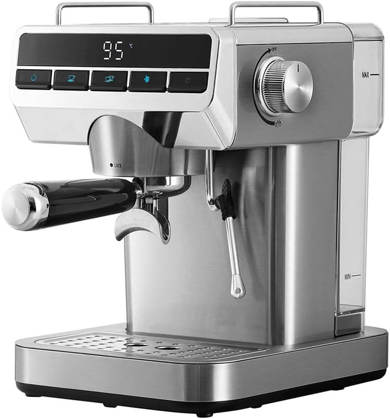 Devanti 20 Bar Coffee Machine Espresso Maker Milk Frother Cappuccino Latte Cafe image number 3