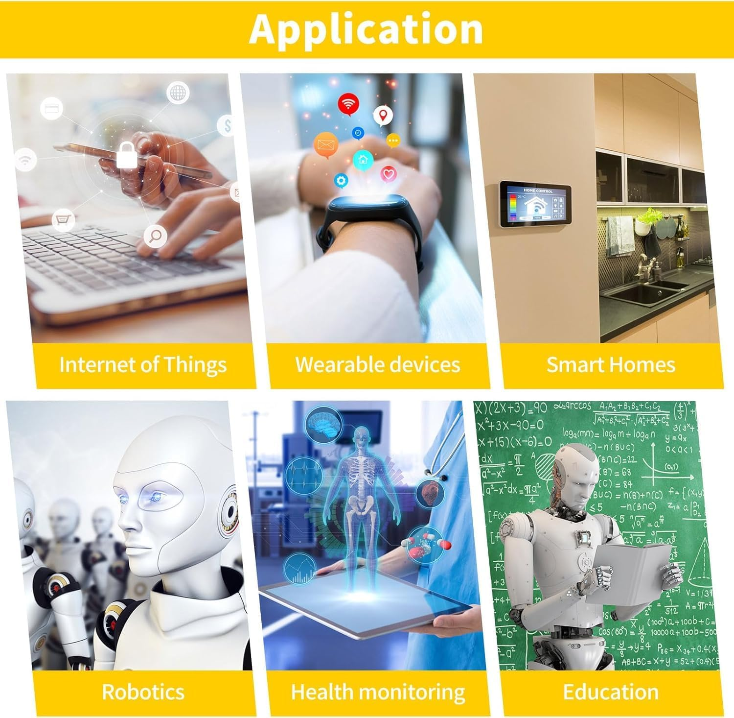 3 Pack XIAO ESP32S3 Iot Mini Development Board (For Arduino) - 2.4Ghz Wi-Fi, BLE 5.0, Dual-Core, Battery Charge Supported, Power Efficiency & Rich Interface for Smart Homes, Iot, Wearable Devices image number 6