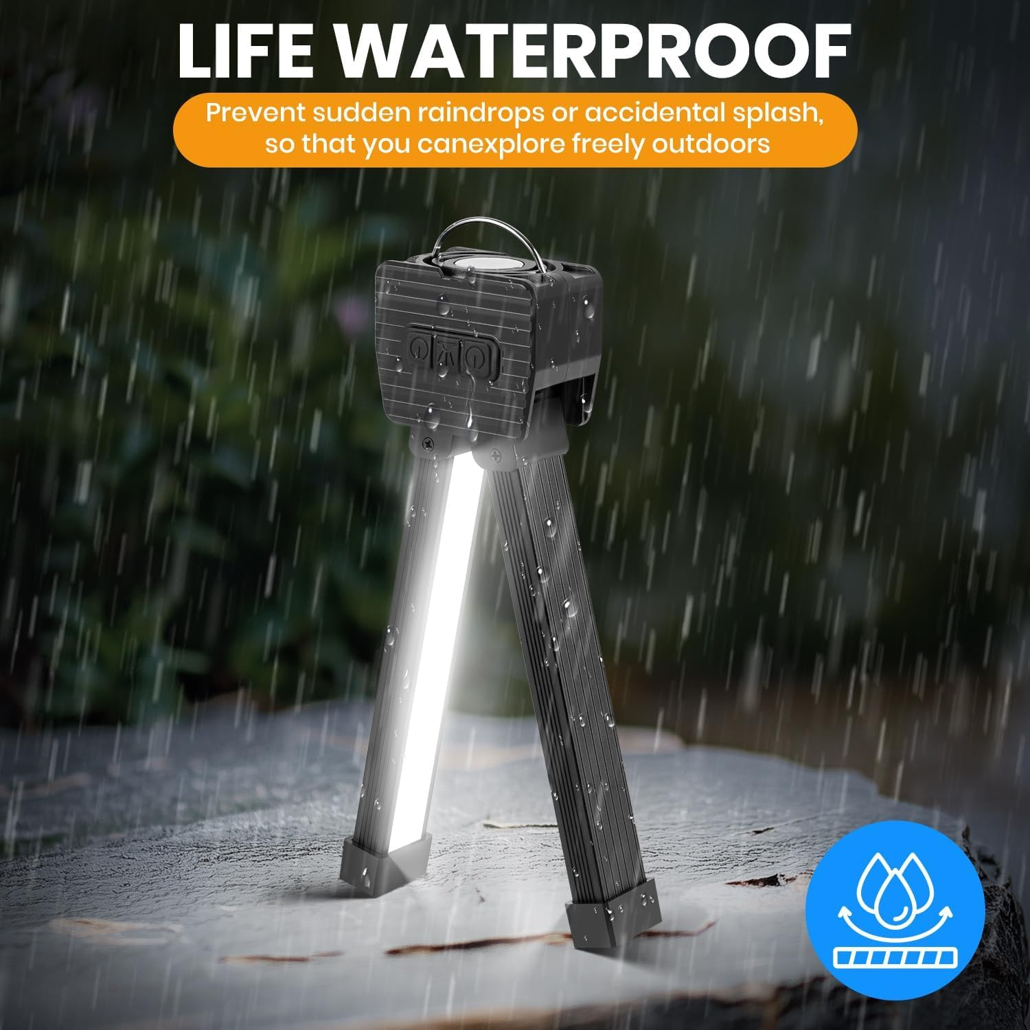 Gym Lighting Pro - Magnetic LED Posing Lamp for Bodybuilding, Rechargeable Adjustable Brightness Home Gym & Garage Studio Lights image number 5