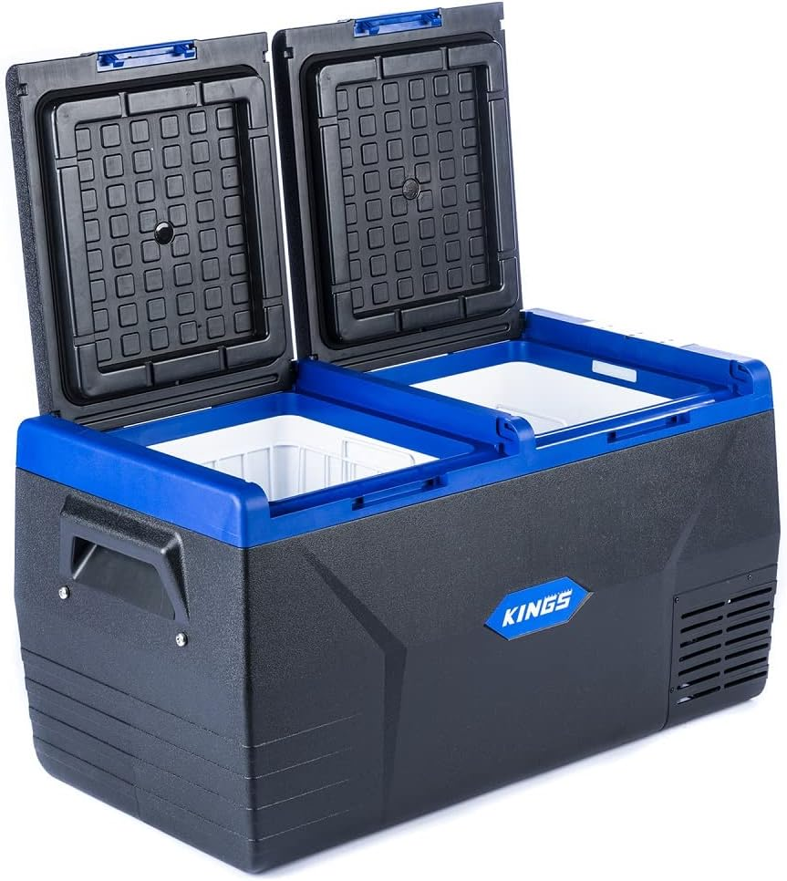 Adventure Kings 75L Dual Zone Portable Camping Fridge/Freezer 12V/240V + Cover image number 2