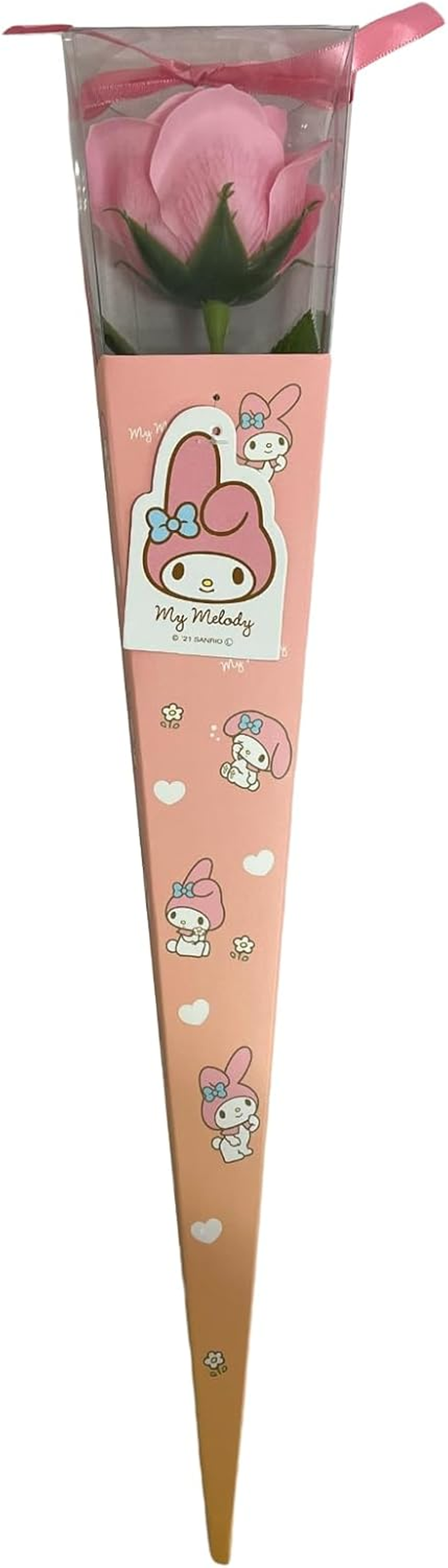 Q-FLA 799792 My Melody Kelly Soapflower Bath Salt, 6 Colors, ASST, 1 Flower, Bouquet, Present, Celebration