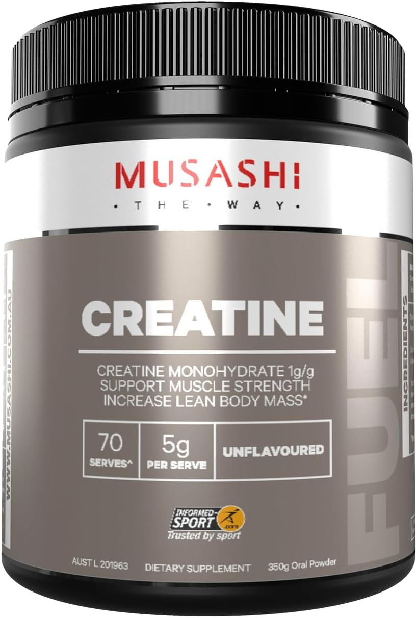 Musashi Unflavoured Creatine 350 G image number 1