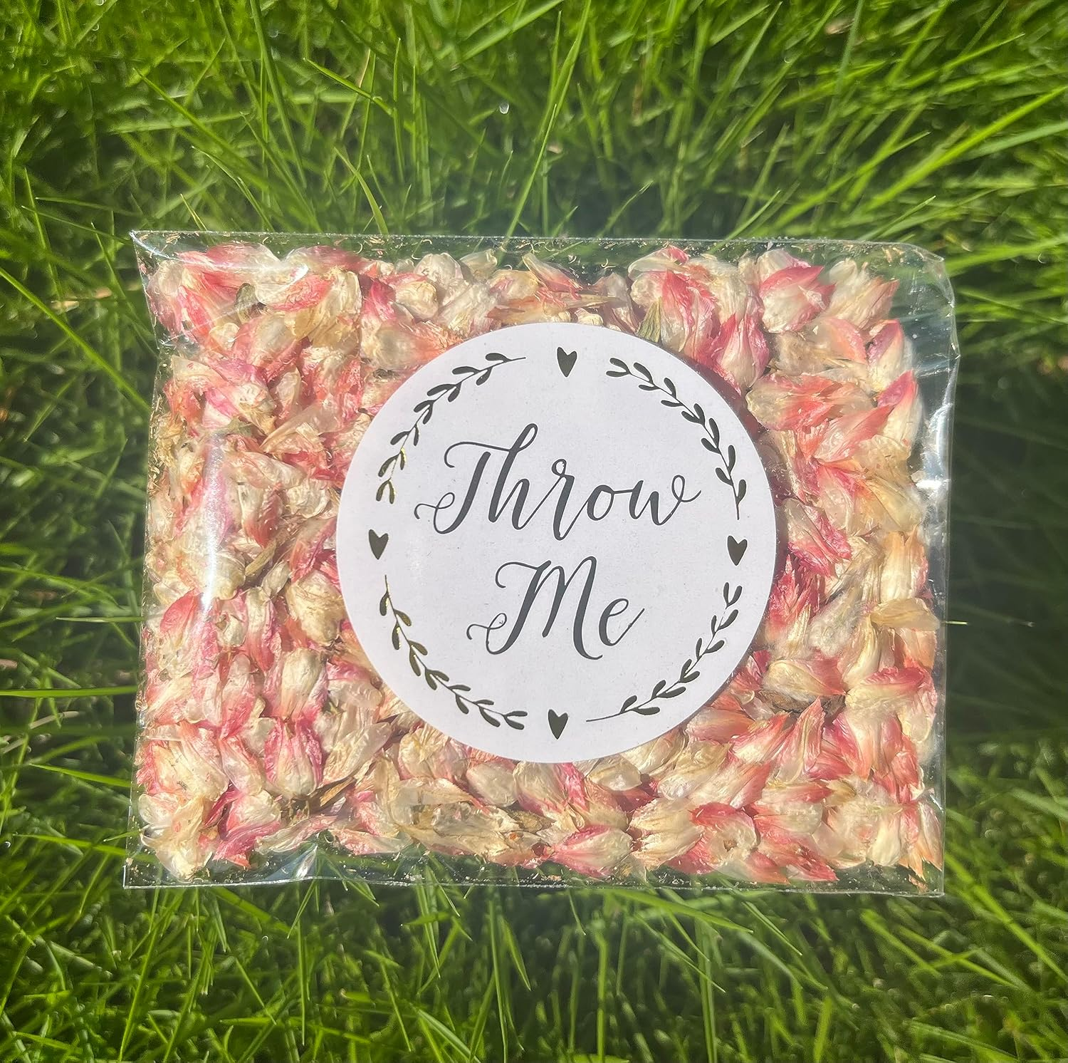 Rainbowpana 12 Pack Biodegradable Confetti, Dried Flower Petals, Biodegradable Flower Petals for Weddings, Wedding Confetti, Wedding Send off Ideas, Wedding Exit Ideas