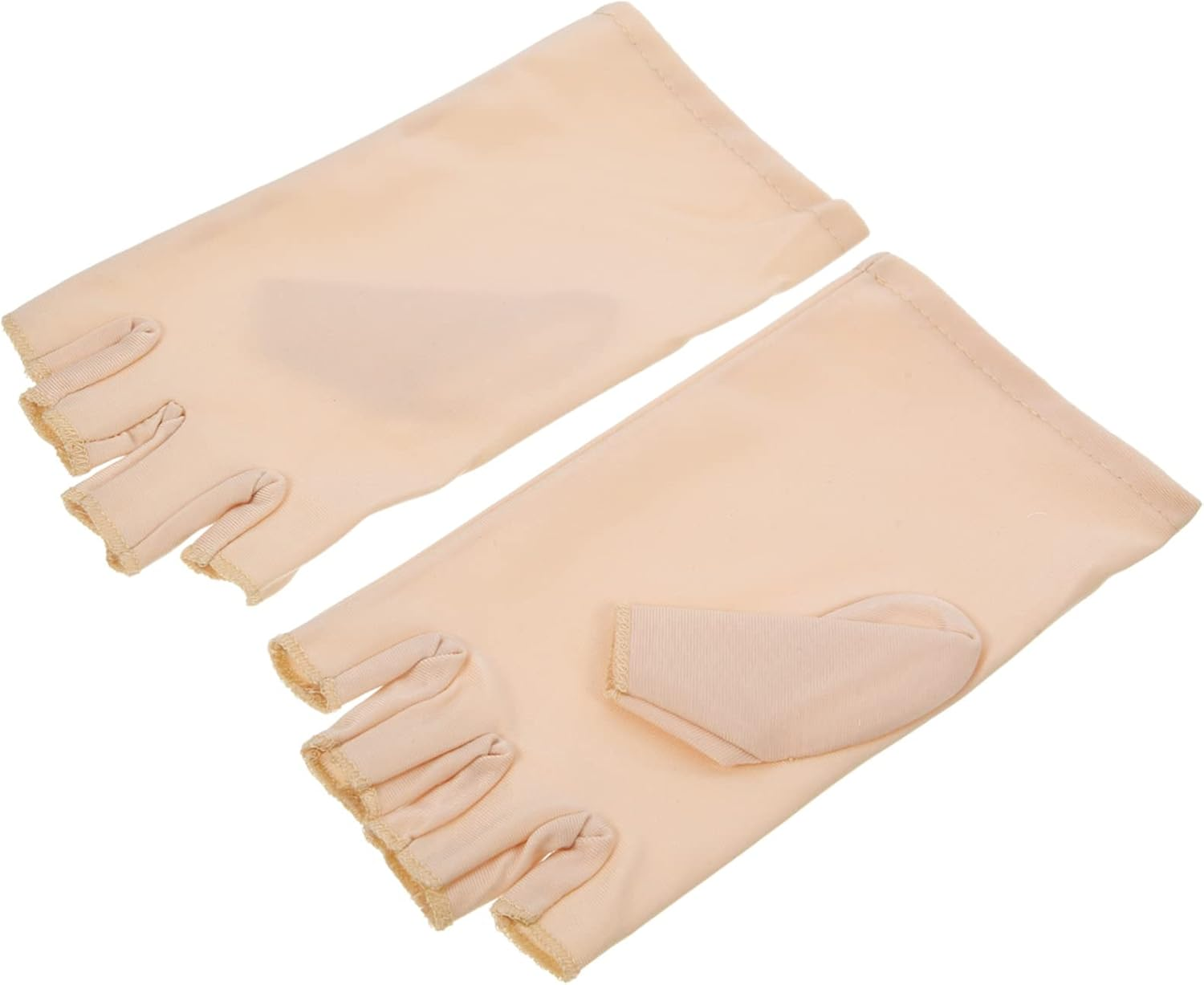 BAZEITFLOW 1Pair Fingerless UV Protection Gloves for Gel Nail Lamp UV Manicure Gloves Shield Hands from UV Rays for Nail Art and Home Use image number 4