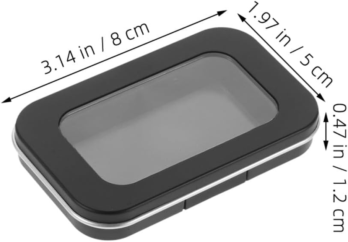 BIUDECO 2Pcs Portable Magnetic Eyeshadow and Blush Palette with Mirror Small Empty Makeup Depotting Container Travel Powder Storage Box for Daily Use image number 4