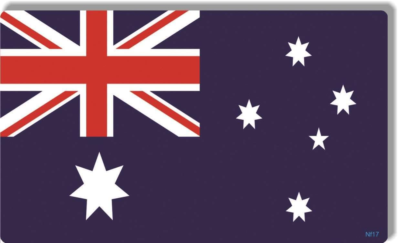 Gear Tatz - Australian Flag - Bumper Sticker - 3 X 5 Inches - Professionally Made in the USA - Vinyl Decal image number 2
