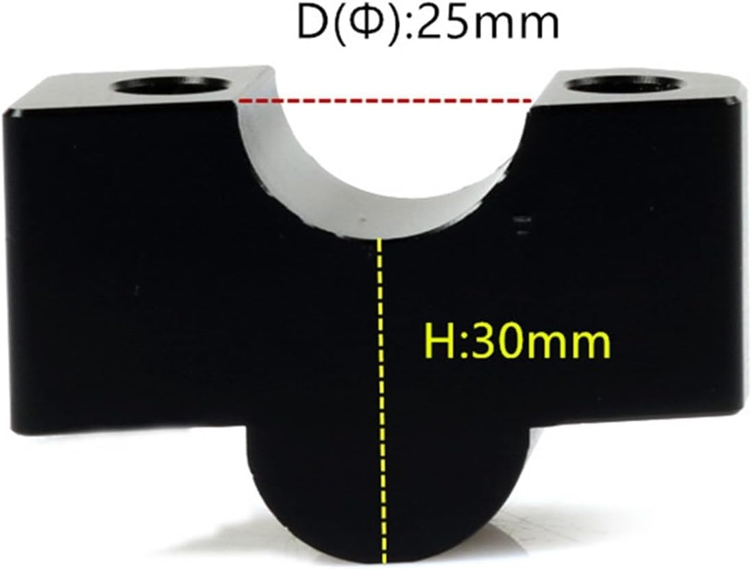 Handlebar Parts Decoration Motorcycle Handlebar Riser Mount Handle Bar Clamp Rise Extend Adapter for Kawasaki S650 VN650 Accessories image number 2