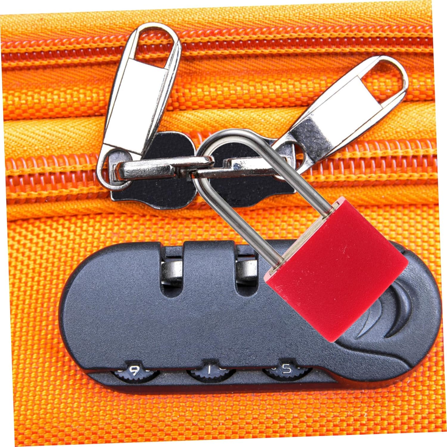 HOMSFOU 2Sets Mini Locks Keys Small Padlock for Luggage Backpack Diary Padlock Lock Key