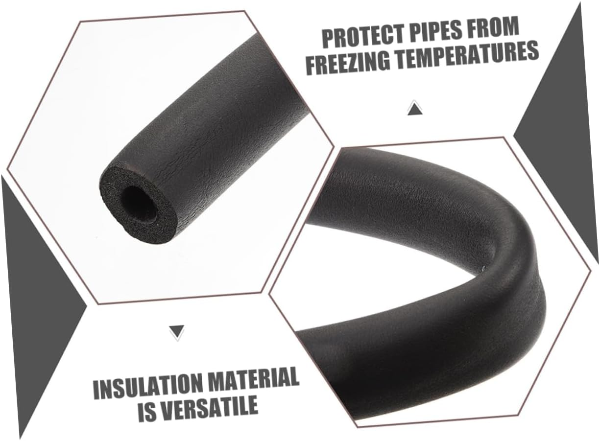 HOMSFOU Insulating Pipe Self-Adhesive Heat Preservation Tubing for Air Conditioning Pipes Extra-Thick Insulation Material Prevents Freezing Inner image number 6