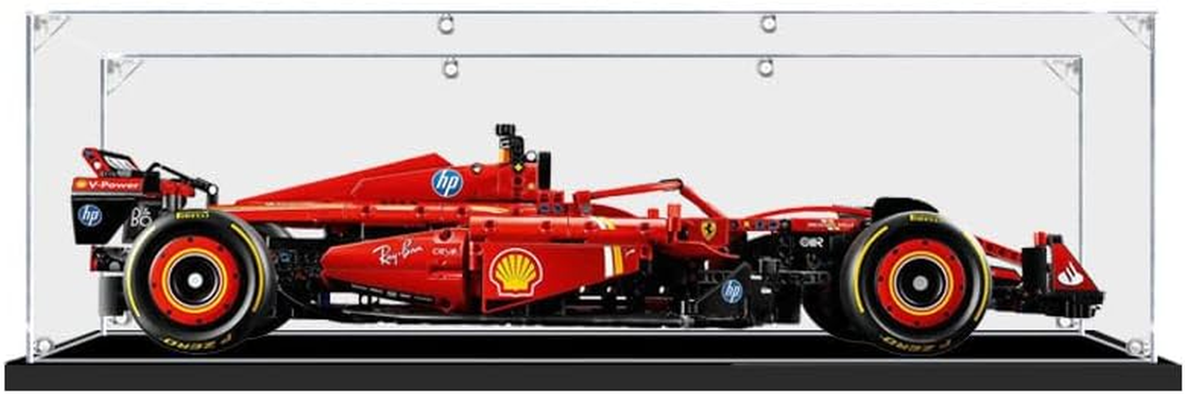 Acrylic Display Case for  42207 Technic Ferrari SF-24 F1 Car Figure Storage Box Dust Proof Glue Free image number 1
