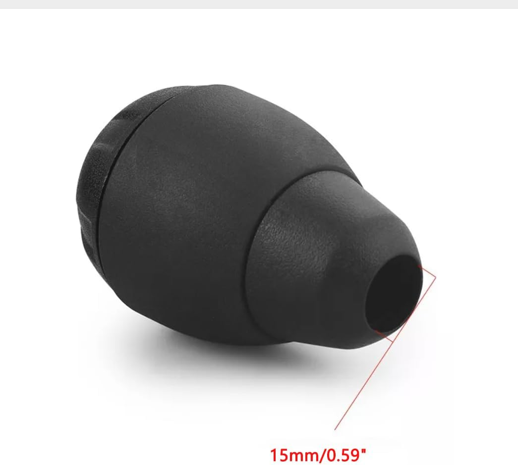 Shift Knob Gear Shifter, Stick Shift Knobs Level for Manual Transmission, Replaces 52060485AG 68085312AB, Compatible with Jeep Wrangler JK 2011-2018 (Black)