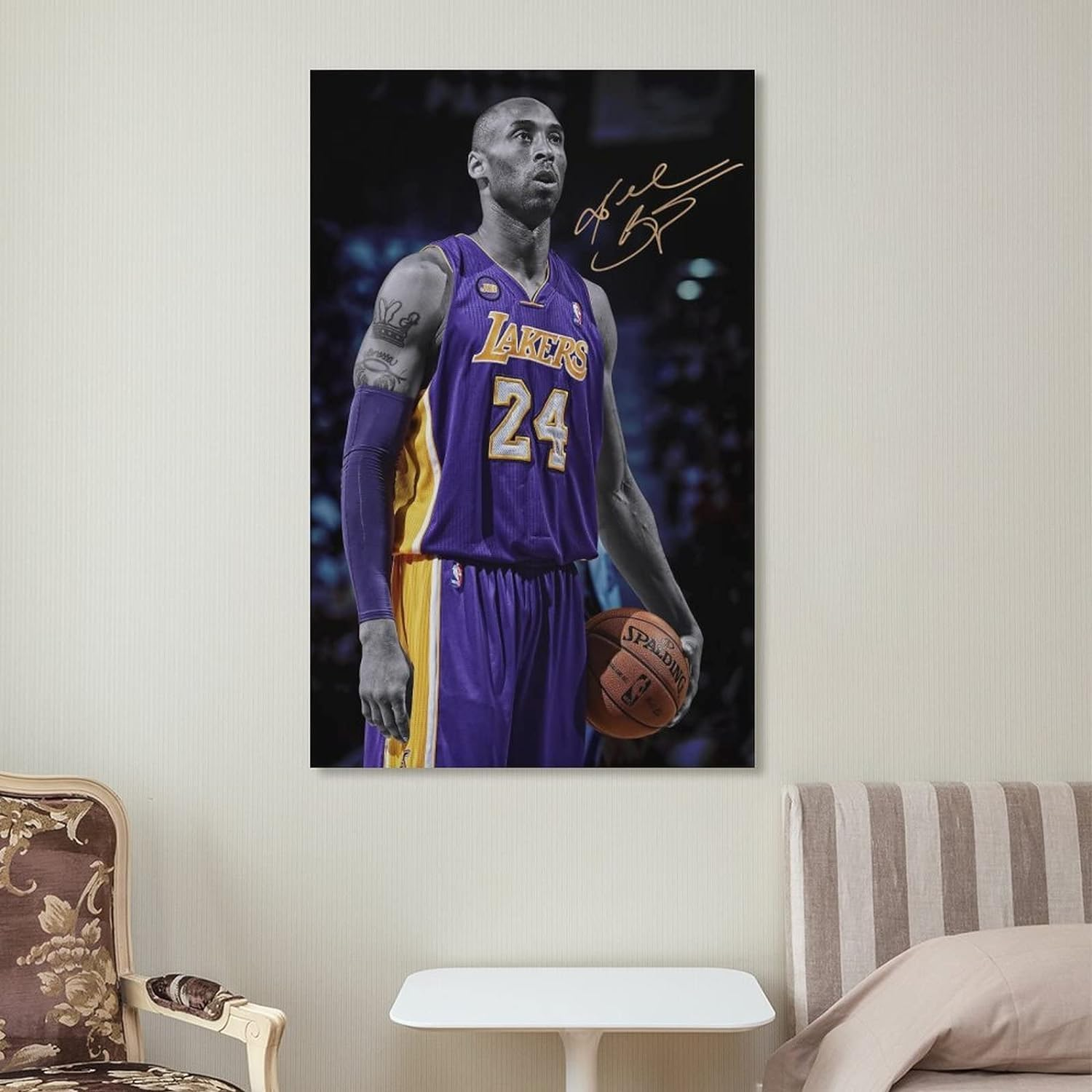 Kobe Poster Basketball Sports Legend Star Art Poster Canvas Wall Art40X60Cm Unframed (M) - A image number 3