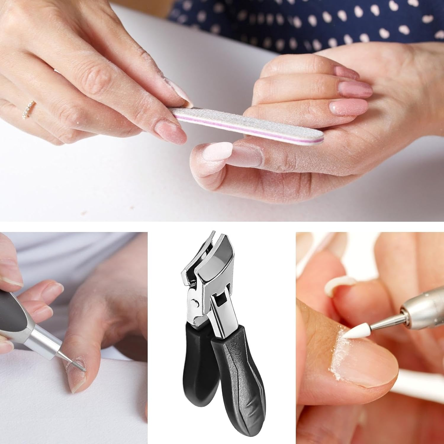 Nail Scissors Anti-Splash - Heavy Duty Toenail Fingernail Scissors | Manicure Pedicure Equipment Anti-Splash Women Men Nails Tools for Business Trip, Dorm