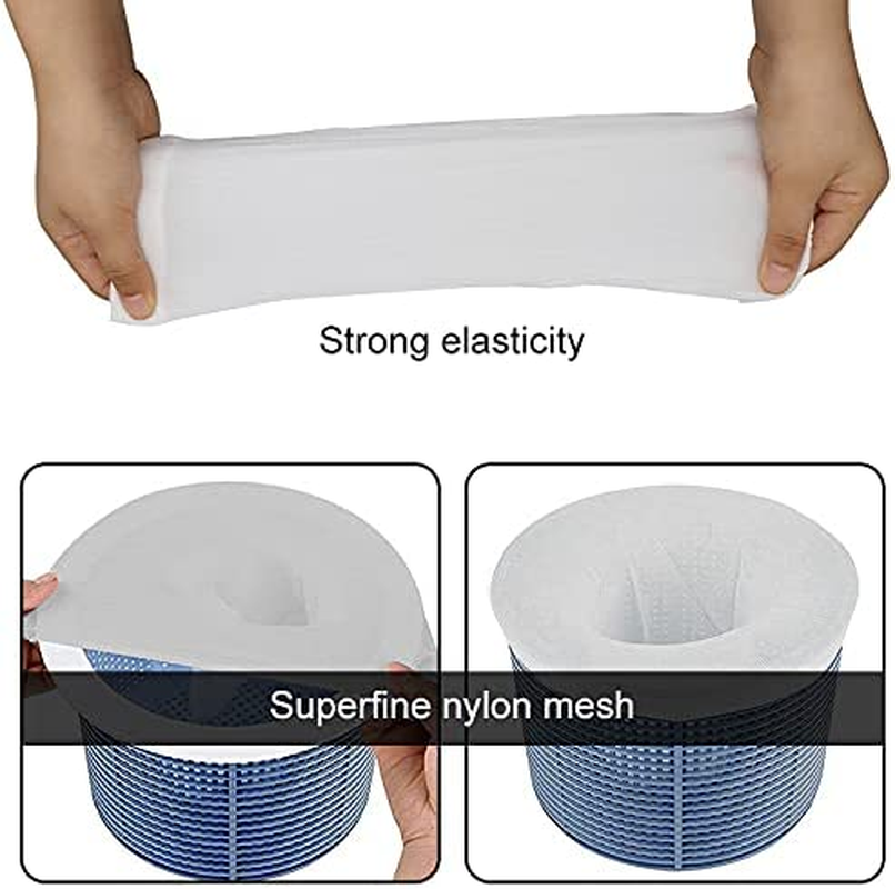 Pool Skimmer Socks Valuehall 20 Packs Pool Filter Socks Pool Filter Basket Saver Socks for Filters Baskets and Skimmers for Cleans Debris and Leaves V7H08 image number 2