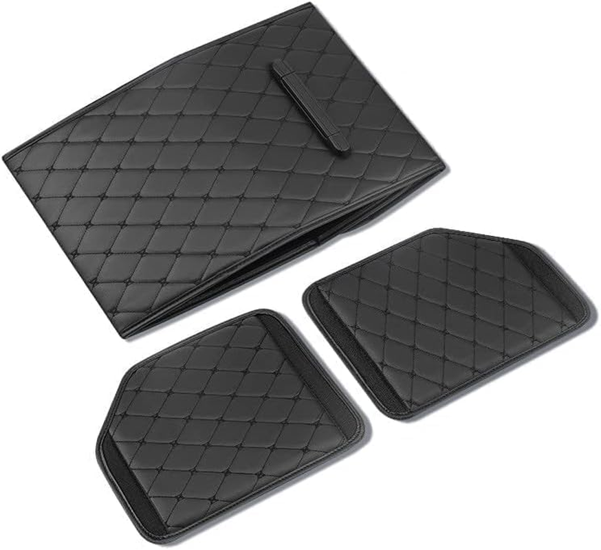 Car Trunk Organizer, Multipurpose Car Storage Organizer with Lid, Portable Collapsible Waterproof Trunk Storage Organiser Suitable for Car, SUV & Trucks (Large)