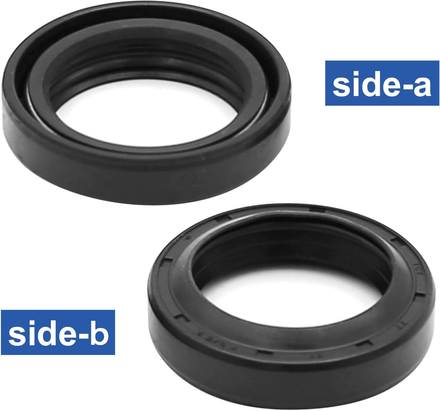4Pack Front Fork Shock Oil Seals, Replacement for Honda Scrambler 90 100 125 Trail 90 110 Super 90 S90 CL90 CB100 CL100 CT110 CB125 CL125, 90756-028-000 image number 1