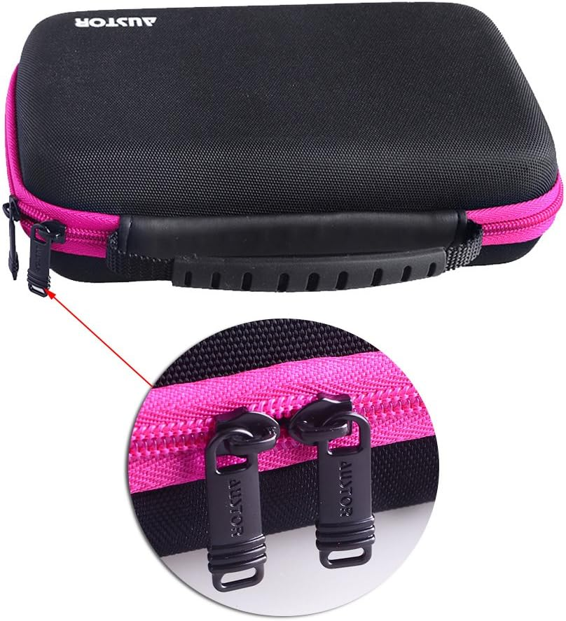 AUSTOR Case for Nintendo New 3DS XL (Black+Rose) image number 6