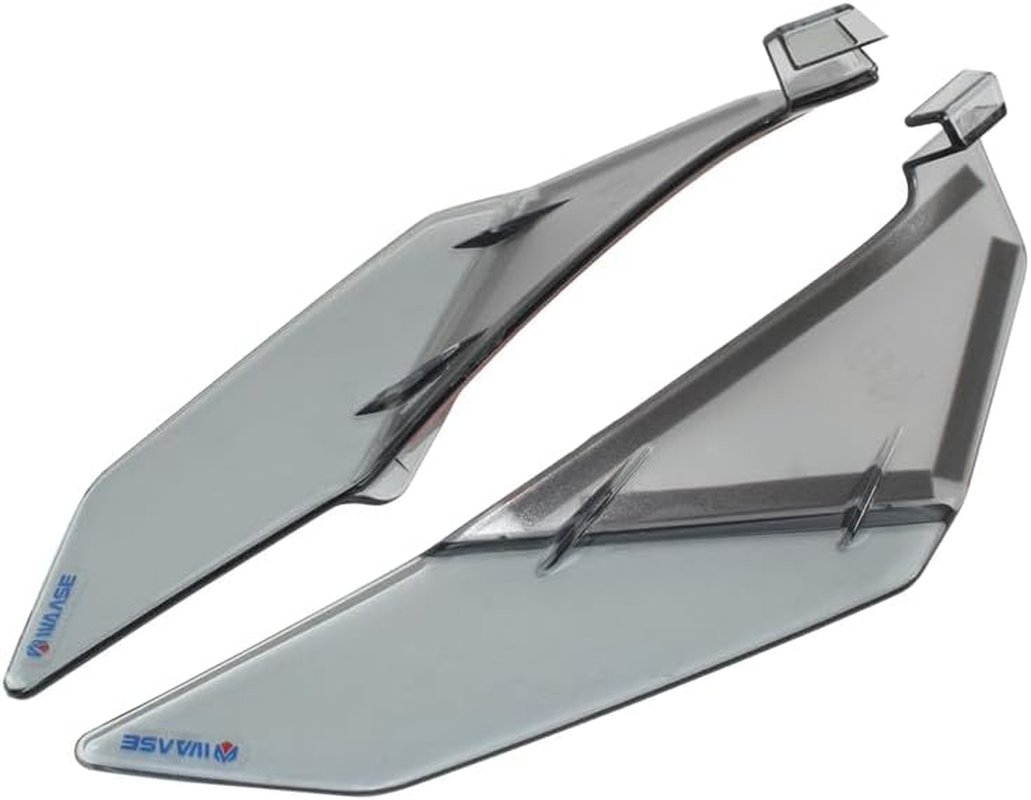 Motorbike for Honda XL 750 XL750 Transalp 2023 2024 1 Pair Left Right Front Windshield Wind Deflectors Side Spoiler Windscreen (Smoke Gray) - Smoke Gray image number 6