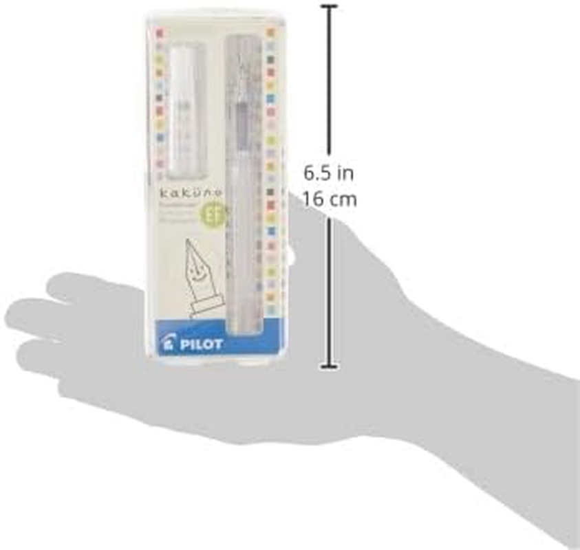 PILOT Kakuno Fountain Pen, Clear Barrel, Extra Fine Nib (10816) image number 6