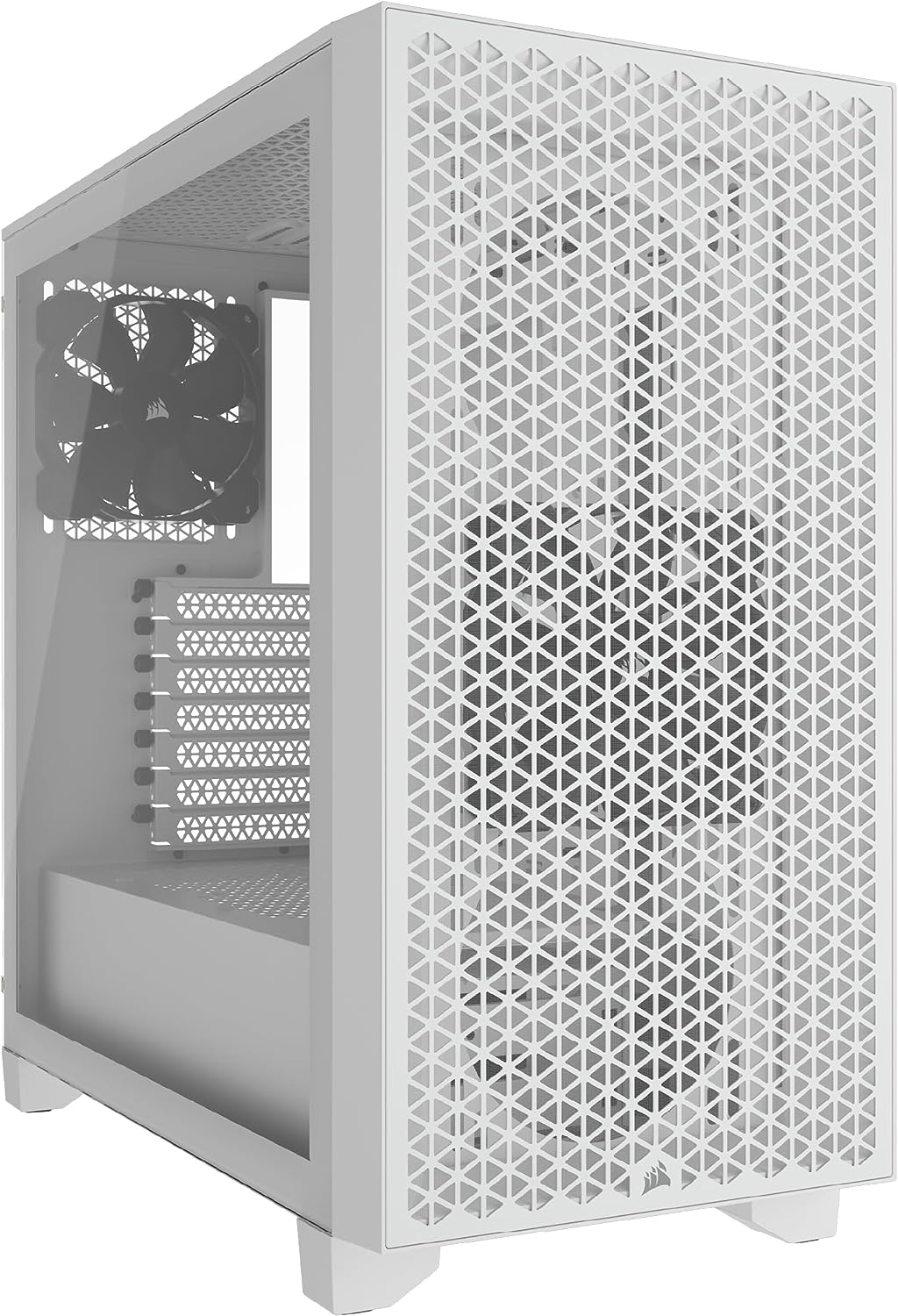 CORSAIR 3000D Airflow Mid-Tower PC Case - White - 2X SP120 Elite Fans - Four-Slot GPU Support &ndash; Fits up to 8X 120Mm Fans - High-Airflow Design image number 5