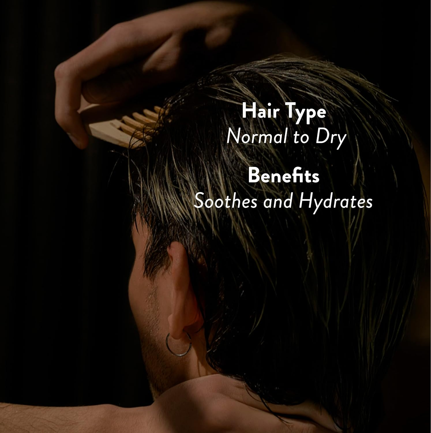 LOLE'S Shampoo Bar & Conditioner 2In1 Men'S Care for Cleaning Hair, Body and Beard, 99% Natural Origin Ingredients, Sustainably Sourced Beeswax, Free from Preservatives, Silicones, Soap, & Dyes, with Plastic Free Packaging, 3.5 Oz image number 3