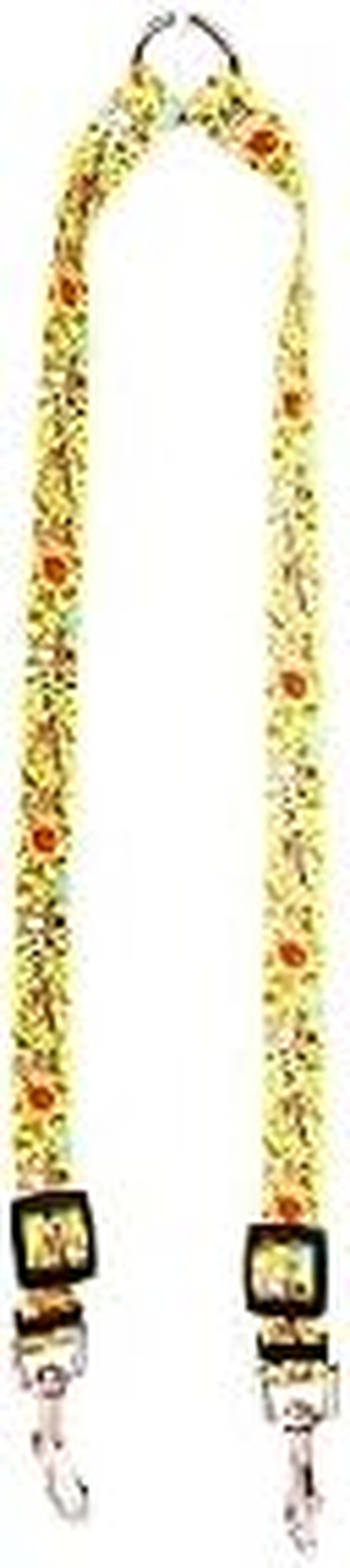 Yellow Dog Design Happy Birthday Coupler Dog Leash 3/8" Wide and 9 to 12" Long, Small