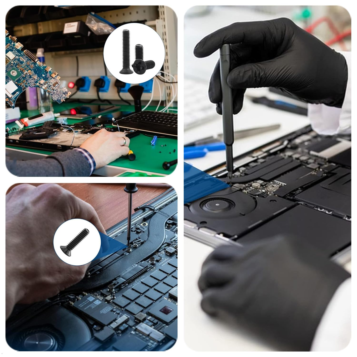 600Pcs M2 M2.5 M3 Laptop Screws, Laptop Notebook Computer Screws Set Kit for IBM HP Dell Samsung Sony Toshiba Gateway Acer Lenovo (12 Sizes) image number 4