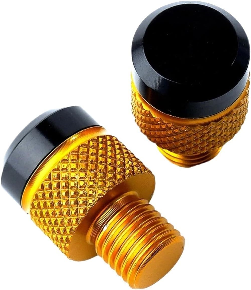 MT 07 09 10 MT10 MT25 FZ09 FZ07 MT07 MT09 SP Accessories Motorcycle M10*1.25 Aluminum Mirror Hole Plugs Screws Bolts(No Logo-Blue)