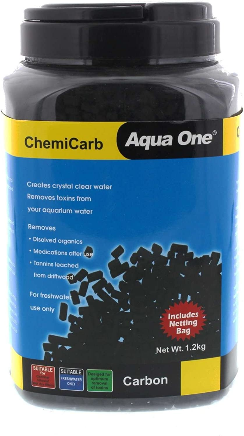 Aquarium Chemicarb 1.2Kg for Clear Water Fish Tank 10432 Aqua One image number 4