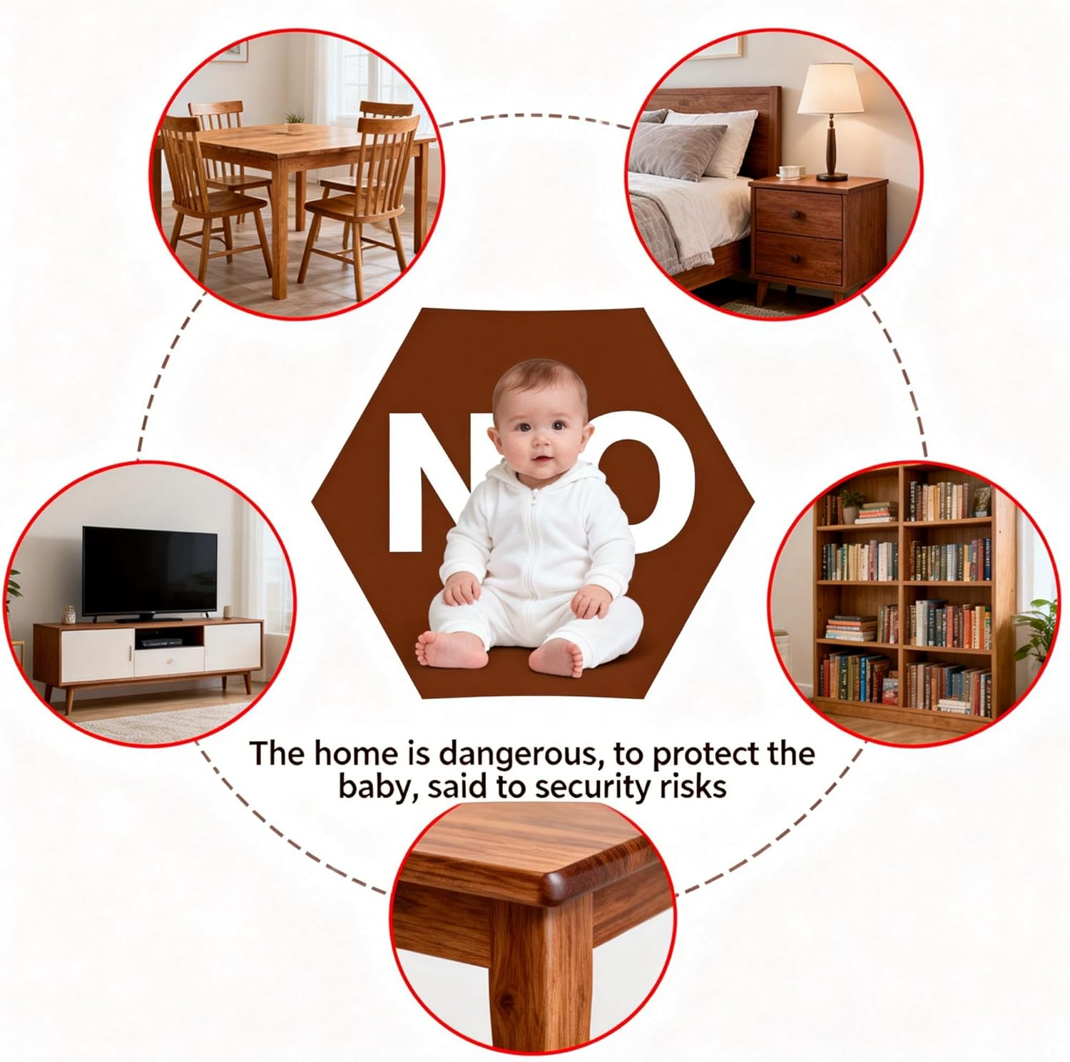 Chionwen 12 Packs Baby Safety Corner Guards (Black) - L-Shaped NBR Foam Corner Protector, Non-Toxic Soft Bumpers for Table, Desk, Sofa Baby Proofing, Easy Installation with Adhesive Tape image number 2