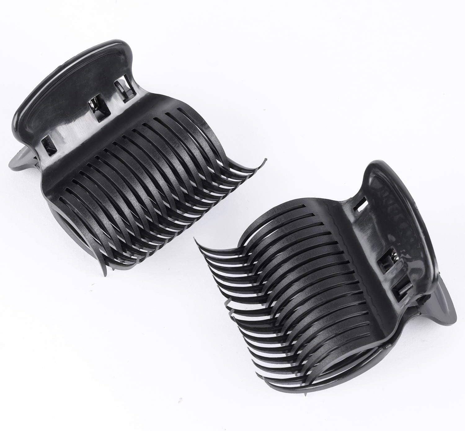 24 Hot Roller Clips for Hair Curler Claw Clip Replacement Hair Section Styling for Women Girls Black image number 3