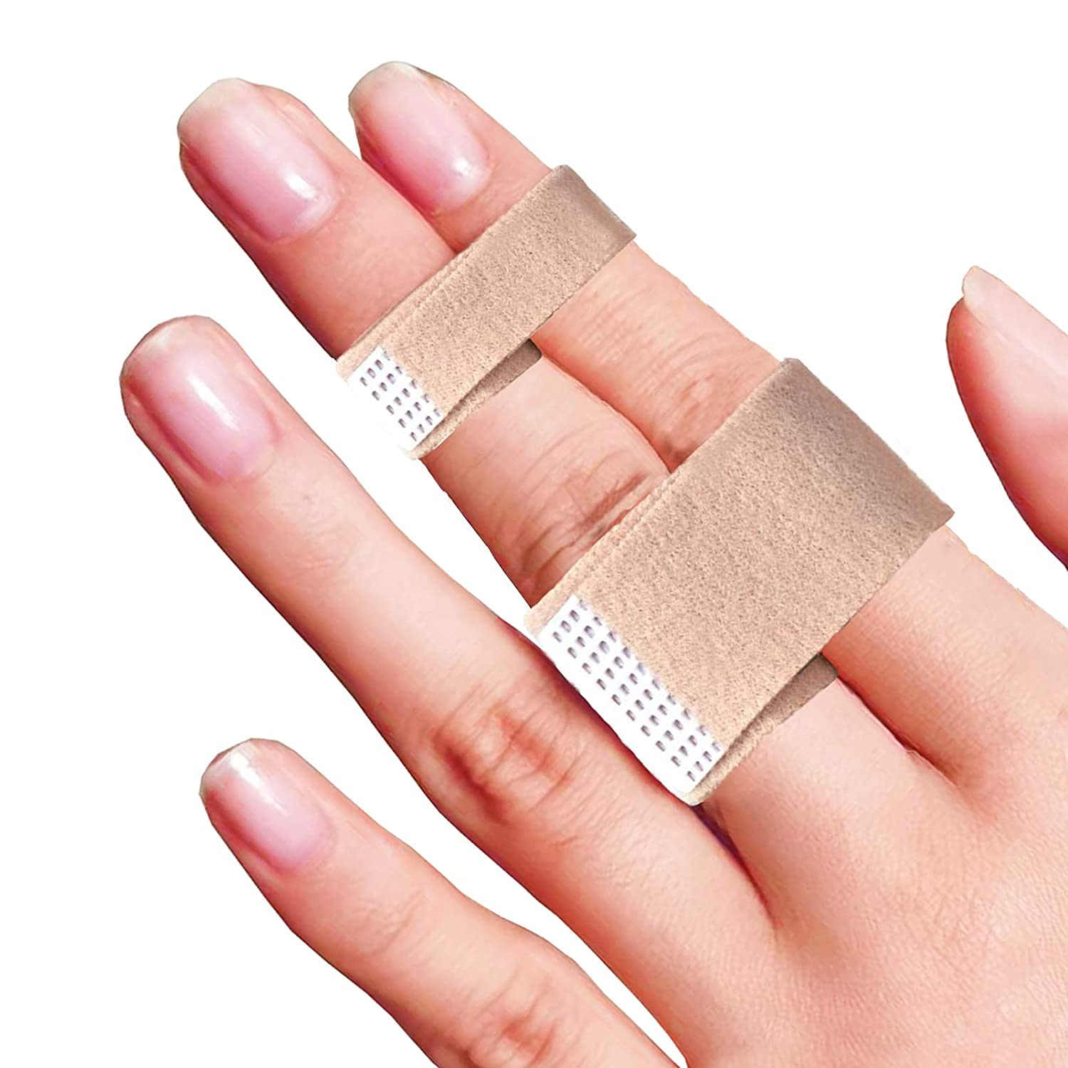 Reppkyh Buddy Finger Wraps, Pack of 8 Finger Tapes for Broken, Sprained, Fractured Finger, Finger Straps for Jammed image number 4