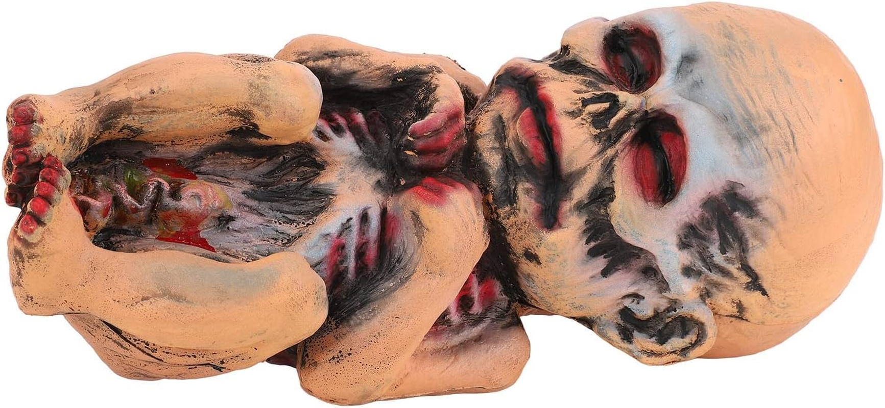 Halloween Haunted Doll, Scary Ghost Baby Decoration Tricky Toys Creepy Mummy Doll Baby Scary Haunted House Statue for Halloween Decorations and Halloween Accessories image number 2