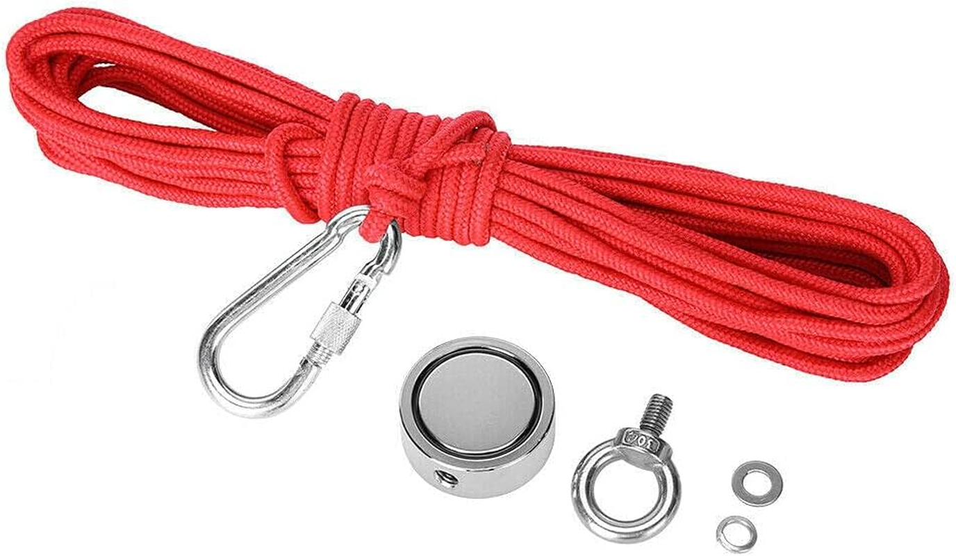 200KG Salvage Strong Recovery Magnet Neodymium Treasure Metal Hunting Fishing image number 3