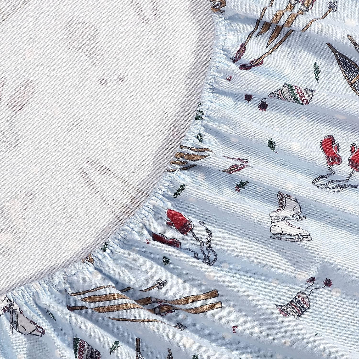 Eddie Bauer - Twin Sheets, Cotton Flannel Bedding Set, Brushed for Extra Softness, Cozy Home Decor (Snow Days, Twin) image number 4