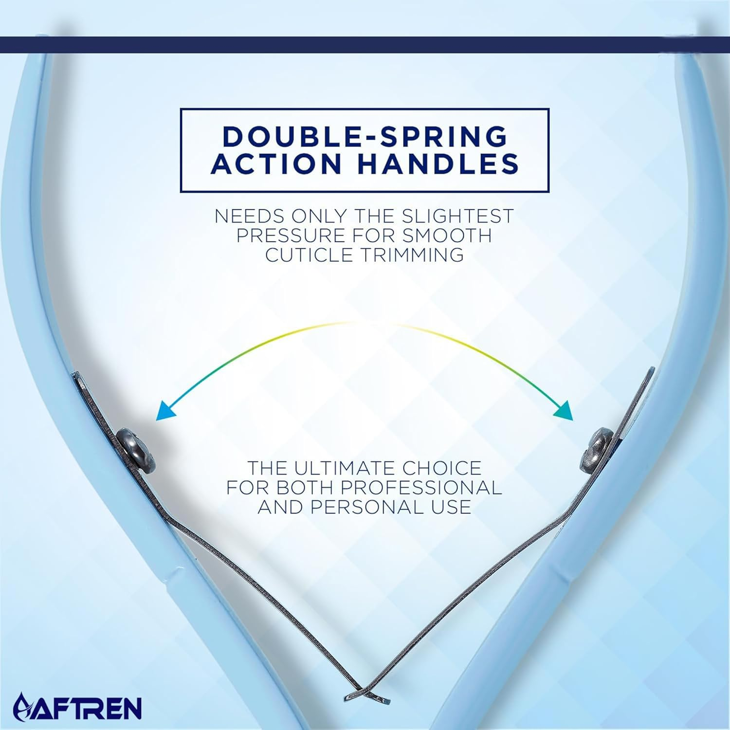 Professional Cuticle Nippers JAW 16 Stainless Steel Cuticle Scissors Sharp Nail Scissors Eyelash Cuticle Removal Tool Home Use Blue image number 2